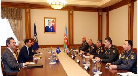 Zakir Həsənov NATO-nun Qafqaz və Mərkəzi Asiya üzrə nümayəndəsi ilə görüşüb