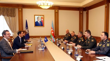 Azerbaijan's Defense Ministry meets with NATO Special Rep