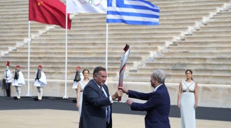 Greece lights flame for 2022 Winter Olympics