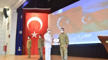 Azerbaijani Navy sailors complete courses in Turkey