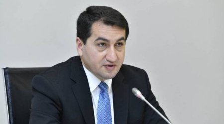 Hikmat Hajiyev appeals to international community regarding Armenia