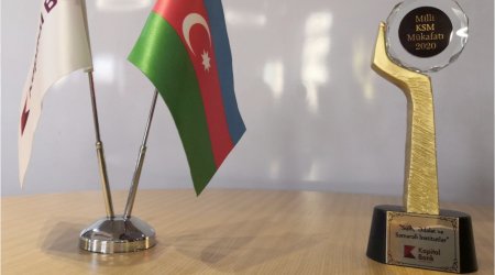 Kapital Bank в очередной раз был удостоен премии Milli KSM