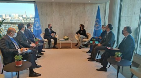 Azerbaijani FM meets UNESCO Director-General