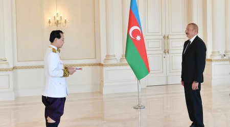 İlham Əliyev Kambocanın yeni səfirinin etimadnaməsini qəbul edib