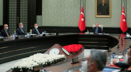 Ərdoğan Təhlükəsizlik Şurasını topladı - Qarabağ da müzakirə olunur