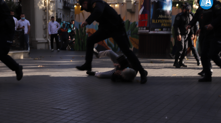 Bakıda aksiya keçirildi- SAXLANILANLAR VAR-FOTO