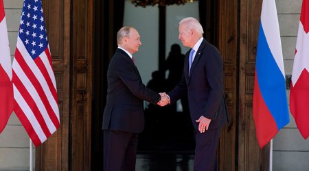 Putinlə Baydenin görüşü başladı
