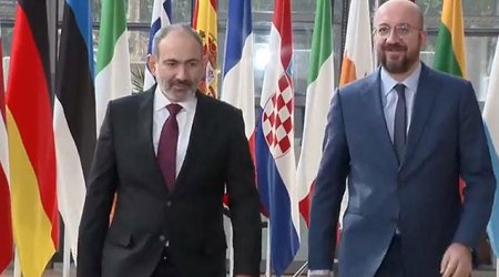 Şarl Mişel Nikol Paşinyanla görüşdü
