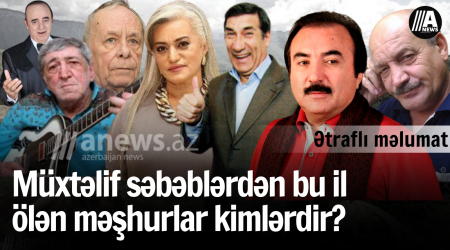 Bu il ölən məşhurların siyahısı - VİDEO 