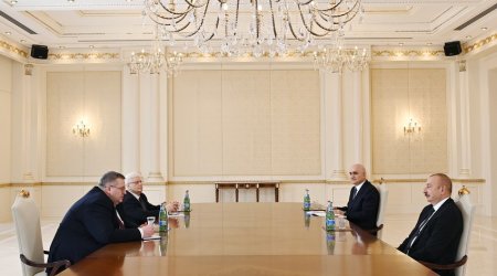 İlham Əliyev Rusiya Baş nazirinin müavinini qəbul etdi