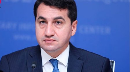 “Yeni Cənubi Qafqaz regionunun qurulmasına çalışırıq” - Hikmət Hacıyev