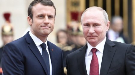 Putinlə Makron Qarabağı müzakirə etdilər
