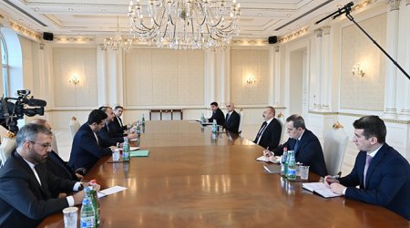 İlham Əliyev Abdullahianı qəbul etdi