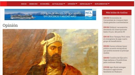 Rich literary heritage of Nizami Ganjavi in Peru’s official paper