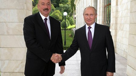 Putin İlham Əliyevi təbrik etdi
