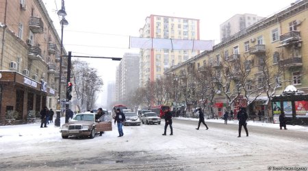 Snow forecasted in Baku for January 20