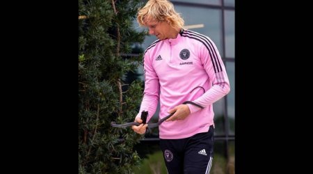 ABŞ klubunun futbolçusu məşqdə ilan tutub