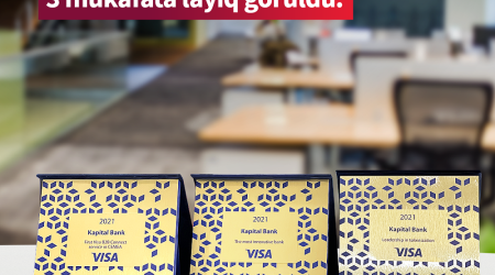 Kapital Bank получил 3 награды от Visa