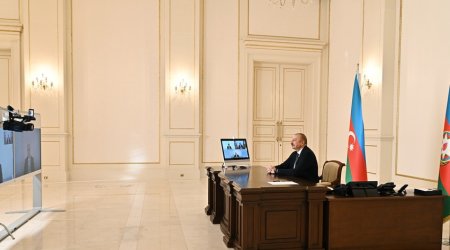 İlham Əliyev Kunio Makuriyanı videoformatda qəbul edib - YENİLƏNİB