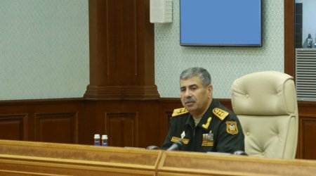 Müdafiə Nazirliyinin kollegiya iclası keçirilib