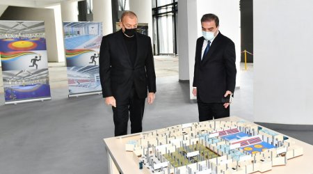 Prezident İlham Əliyev Gəncədə açılış edib