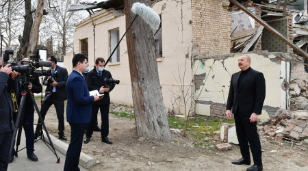President Ilham Aliyev gives interview to AZERTAC