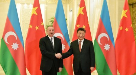 Ilham Aliyev congratulates President of China