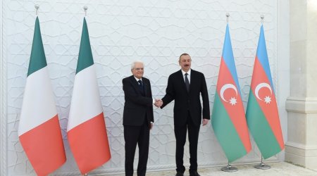 İlham Əliyev Sercio Mattarellanı təbrik etdi