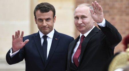 Bu gün Putin və Makron görüşəcək