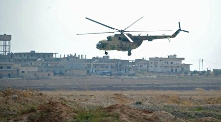 Suriyada hərbi helikopter qəzaya uğrayıb, 2 nəfər ölüb