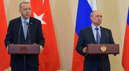 Ərdoğanla Putin arasında telefon danışığı olub