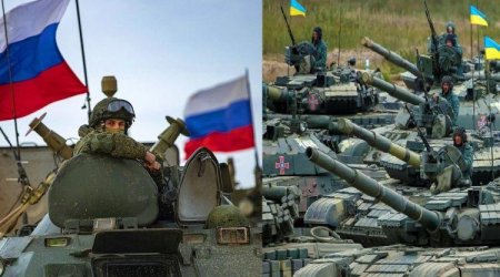 Ukraynanın paytaxtında mülki əhali şəhəri tərk edir - VİDEO