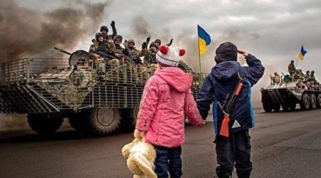 Müharibənin baş verdiyi Ukraynadan son görüntülər - FOTOLAR