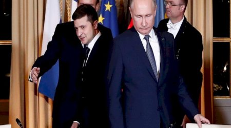 Makron Putin və Zelenski ilə danışıqlar apardı