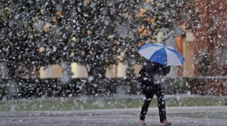 Sleet in Baku, snow in regions forecasted for tomorrow