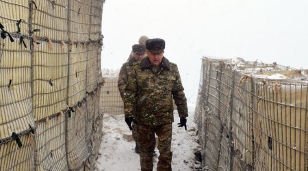 Baş qərargah rəisi qəfil Şuşa və Hadruta gedib