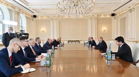 Prezident İlham Əliyev ATƏT-in sədrini qəbul edib - YENİLƏNİB