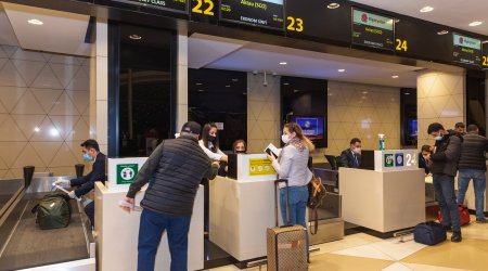 Heydar Aliyev International Airport Received the First Flight Operated by FlyArystan