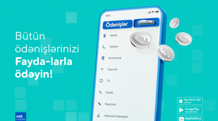 Ödənişləri ABB mobile-da qazandığınız Faydalarla edin!