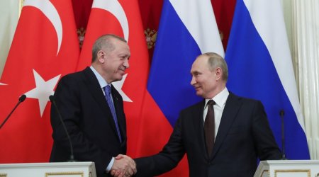 Ərdoğanla Putin arasında telefon danışığı olub