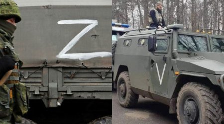Ukraynada “V” və “Z” simvolikasının istifadəyə qadağa