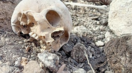 Remains of corpses, unearthed in Farrukh, exhumed