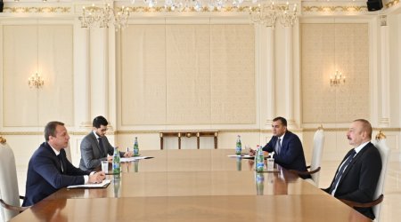 Prezident İlham Əliyev İsrail rəsmisini qəbul edib - YENİLƏNDİ