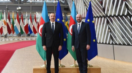 İlham Əliyevin Şarl Mişellə görüşü bitdi - YENİLƏNİB