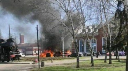 Ukraynada vağzal raket atəşinə tutulub