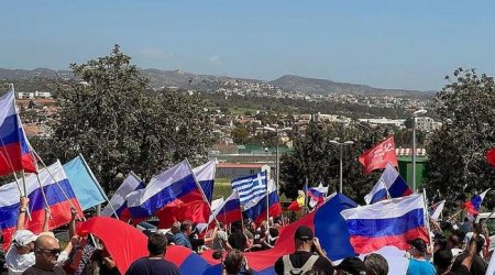 Bu ölkədə Rusiyaya dəstək mitinqi oldu