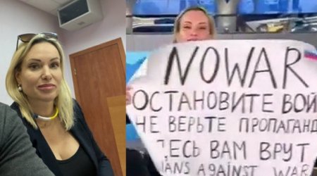 Marina Ovsyannikova alman mətbuatında işə başladı