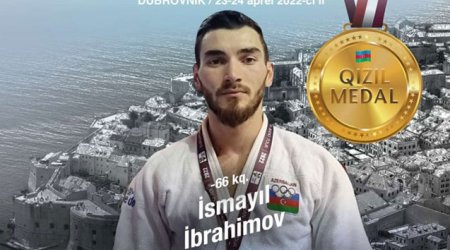 Cüdoçularımız Avropa kuboku yarışında 2 qızıl 1 bürünc medal qazandı