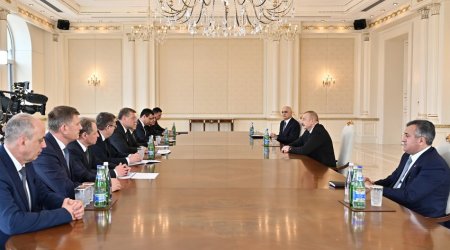 İlham Əliyev Həştərxanın qubernatorunu qəbul edib