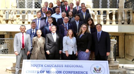 ABŞ-ın Azərbaycan, Gürcüstan və Ermənistandakı səfirləri Bakıda görüşüb